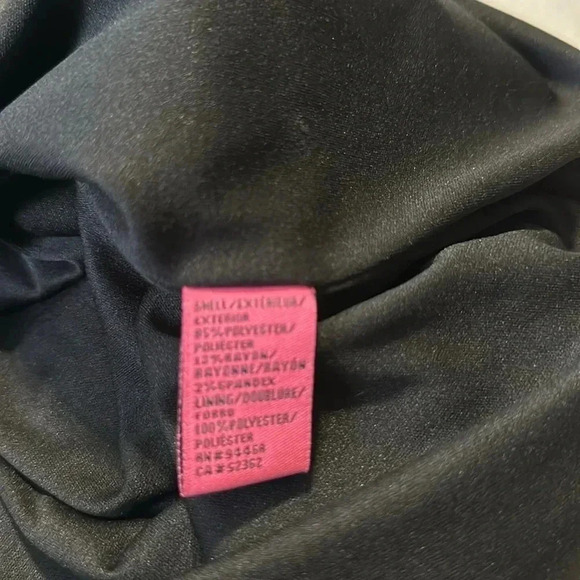 Betsy Johnson Black /Gray Floral Print Dress Cap Sleeve size 8 Midi - Picture 5 of 7